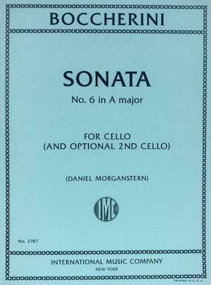 Boccherini, L: Sonata No.6 A major