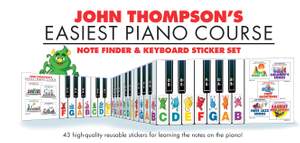 John Thompson's Easiest Piano Course Notefinder