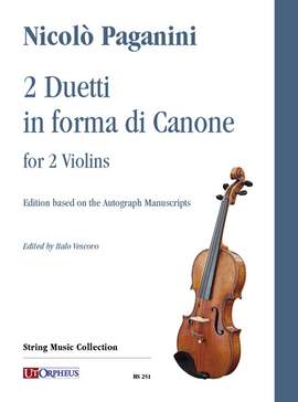 Paganini, N: 2 Duetti in forma di Canone