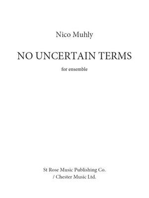 Nico Muhly: No Uncertain Terms