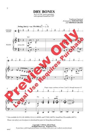 Fettke, T: Dry Bones SATB