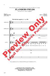 McCrae, J: Flanders Fields SSSAAA