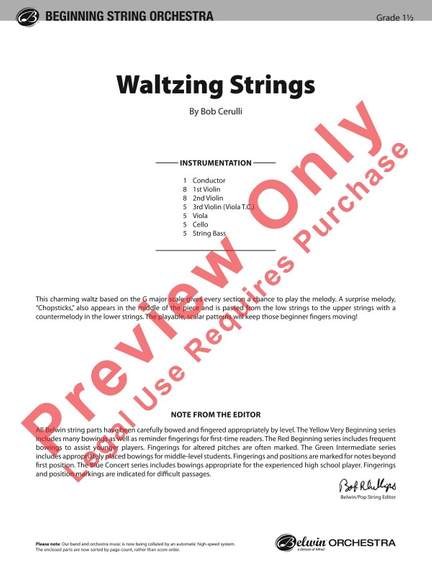 Cerulli, Bob: Waltzing Strings (s/o)