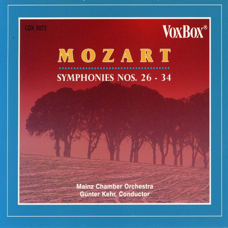 Mozart: Early Symphonies - Vox: CDX5070 - 2 CDs or download