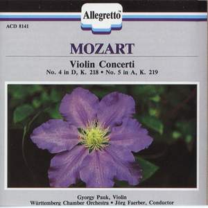 Mozart: Violin Concertos Nos. 4 & 5 'Turkish'