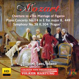 Mozart: Overture to The Marriage of Figaro, Piano Concerto No. 14 & Symphony No. 38 Product Image