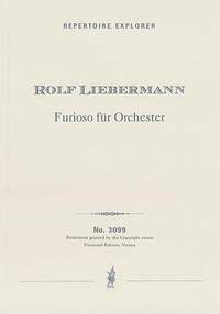 Liebermann, Rolf: Furioso for orchestra