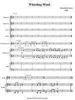 Sivertsen, Kenneth: Whistling Wind, for female choir, flute, percussion, synthesizer & piano Product Image