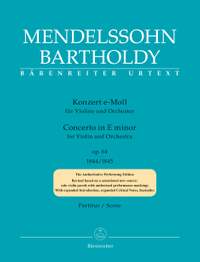 Mendelssohn: Violin Concerto in E minor, op. 64 (Full Orchestral Score)