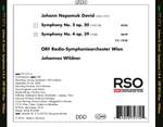 Johann Nepomuk David: Symphonies 2 & 4 Product Image