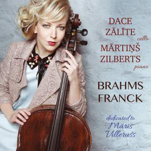 Brahms, Franck & Villerušs: Works for Cello