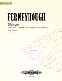 Ferneyhough, Brian: Silentium (score & parts)