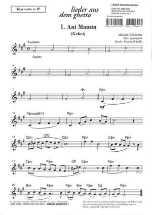 Gotthard Stolle: Lieder Aus Dem Ghetto