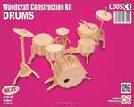 Quay Woodcraft Construction Kit Drums Product Image