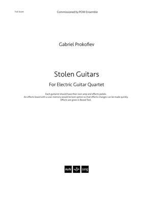 Gabriel Prokofiev: Stolen Guitars