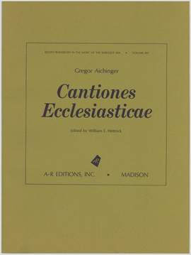 Aichinger: Cantiones Ecclesiasticae