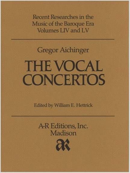 Aichinger: Vocal Concertos