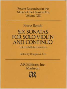 Benda: Six Sonatas for Violin