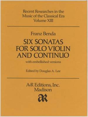 Benda: Six Sonatas for Violin