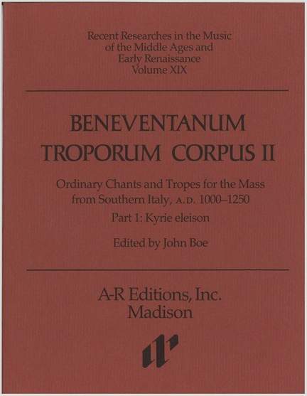 Beneventanum Troporum Corpus II, Part 1a