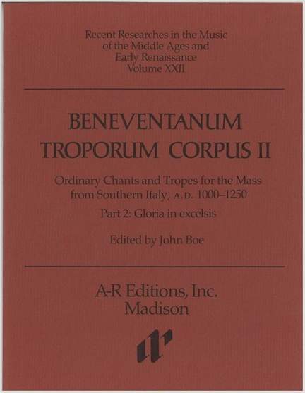 Beneventanum Troporum Corpus II, Part 2a