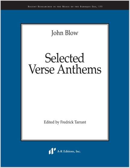 Blow: Selected Verse Anthems