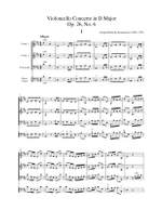 Boismortier: Violoncello Concerto in D Major, Op. 26, No. 6 Product Image