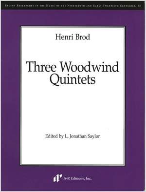 Brod: Three Woodwind Quintets