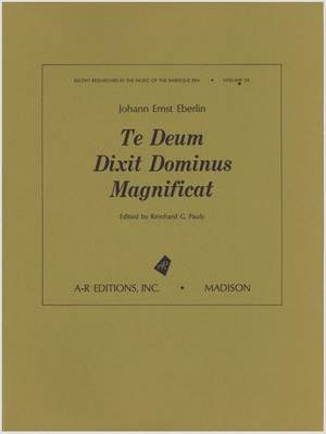 Eberlin: Te Deum; Dixit Dominus; Magnificat