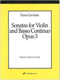 Gaviniés: Six Sonatas for Violin and Basso continuo, Op. 3