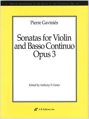 Gaviniés: Six Sonatas for Violin and Basso continuo, Op. 3