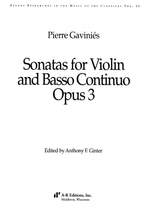 Gaviniés: Six Sonatas for Violin and Basso continuo, Op. 3 Product Image