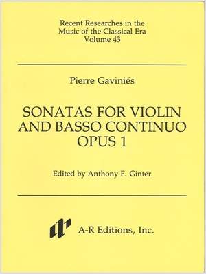Gaviniés: Sonatas for Violin and Basso continuo, Op. 1