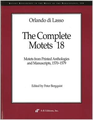 Lasso: Complete Motets 18