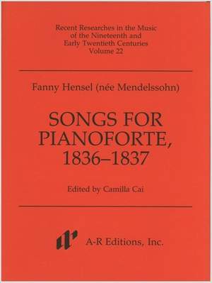 Hensel, F: Songs for Pianoforte, 1836-1837
