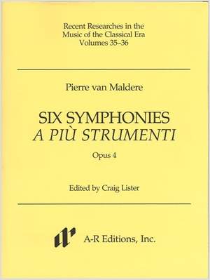 Maldere: Six Symphonies a più strumenti, Opus 4