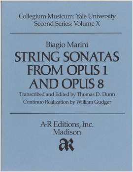Marini: String Sonatas from Opp. 1 and 8