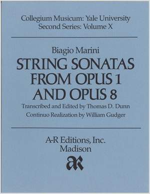 Marini: String Sonatas from Opp. 1 and 8