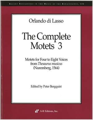 Lasso: Complete Motets 3