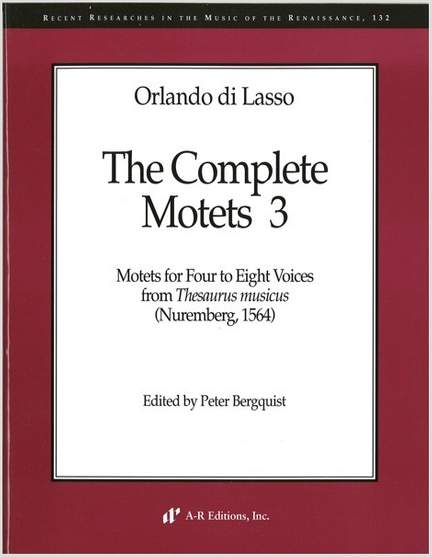 Lasso: Complete Motets 3