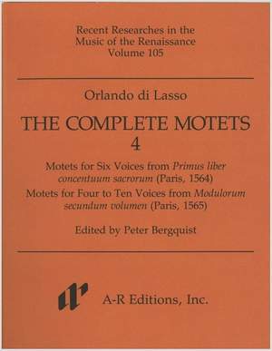 Lasso: Complete Motets 4
