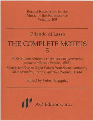 Lasso: Complete Motets 5