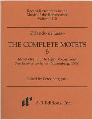 Lasso: Complete Motets 6