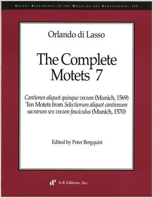 Lasso: Complete Motets 7