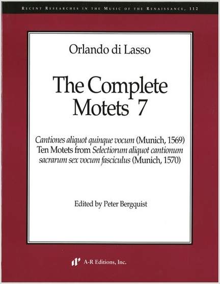 Lasso: Complete Motets 7