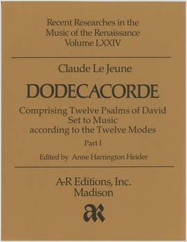 Le Jeune: Dodecacorde, Part 1