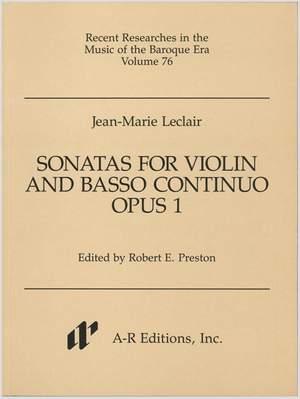 Leclair: Sonatas for Violin, Op. 1