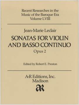Leclair: Sonatas for Violin, Op. 2
