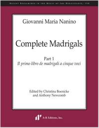Nanino: Complete Madrigals, Part 1