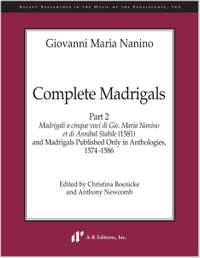 Nanino: Complete Madrigals, Part 2